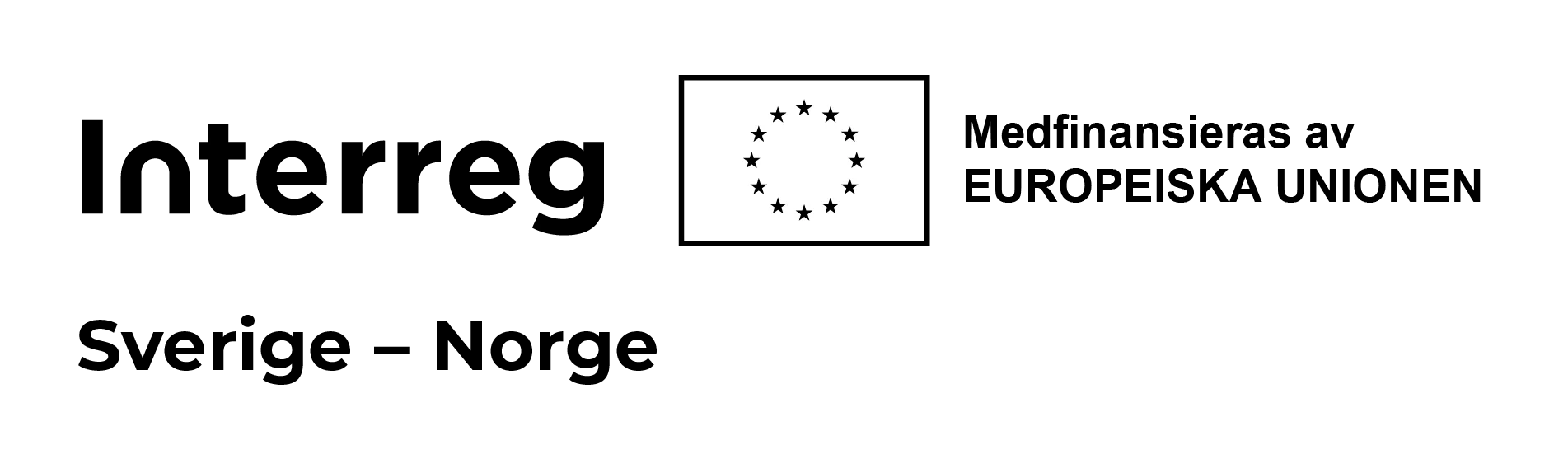 Interreg logo svart tekst